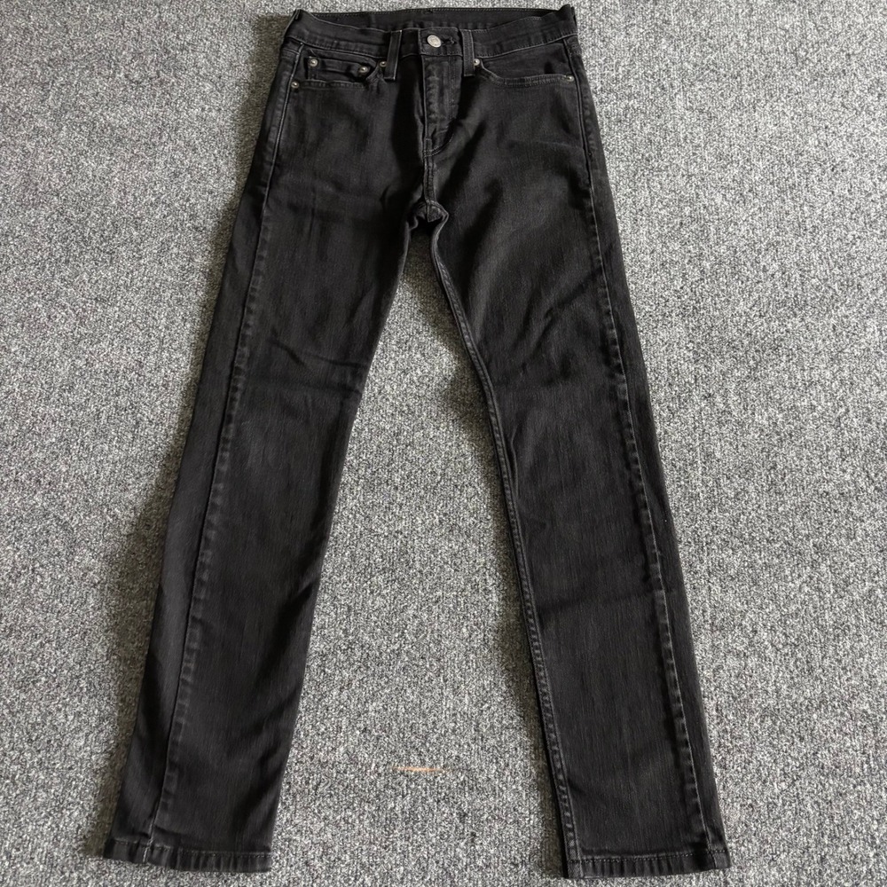 Levis 510 Skinny Fit Jeans Black Denim W28 L30 Pants